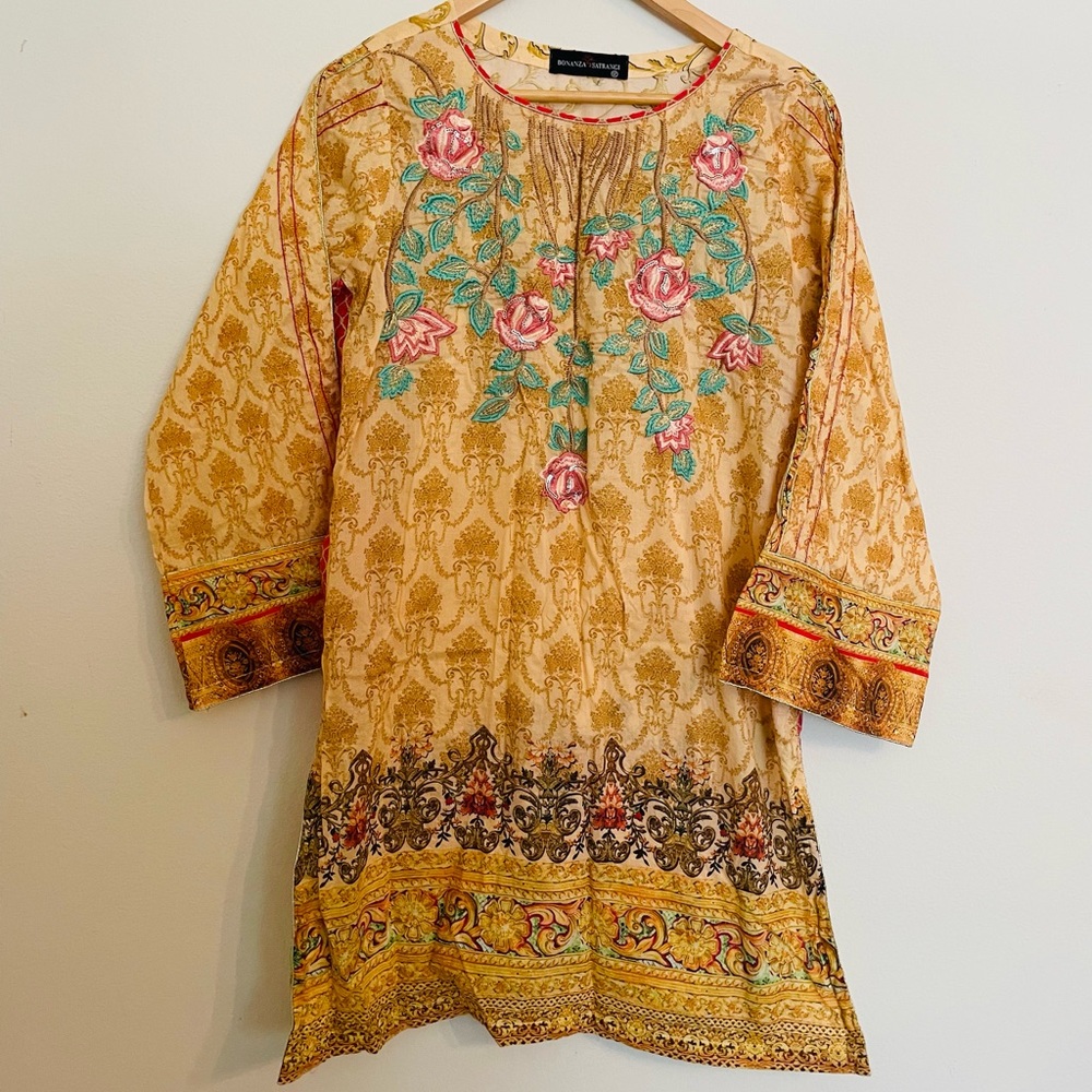 Bonanza Satrangi Three Piece Salwar Kameez